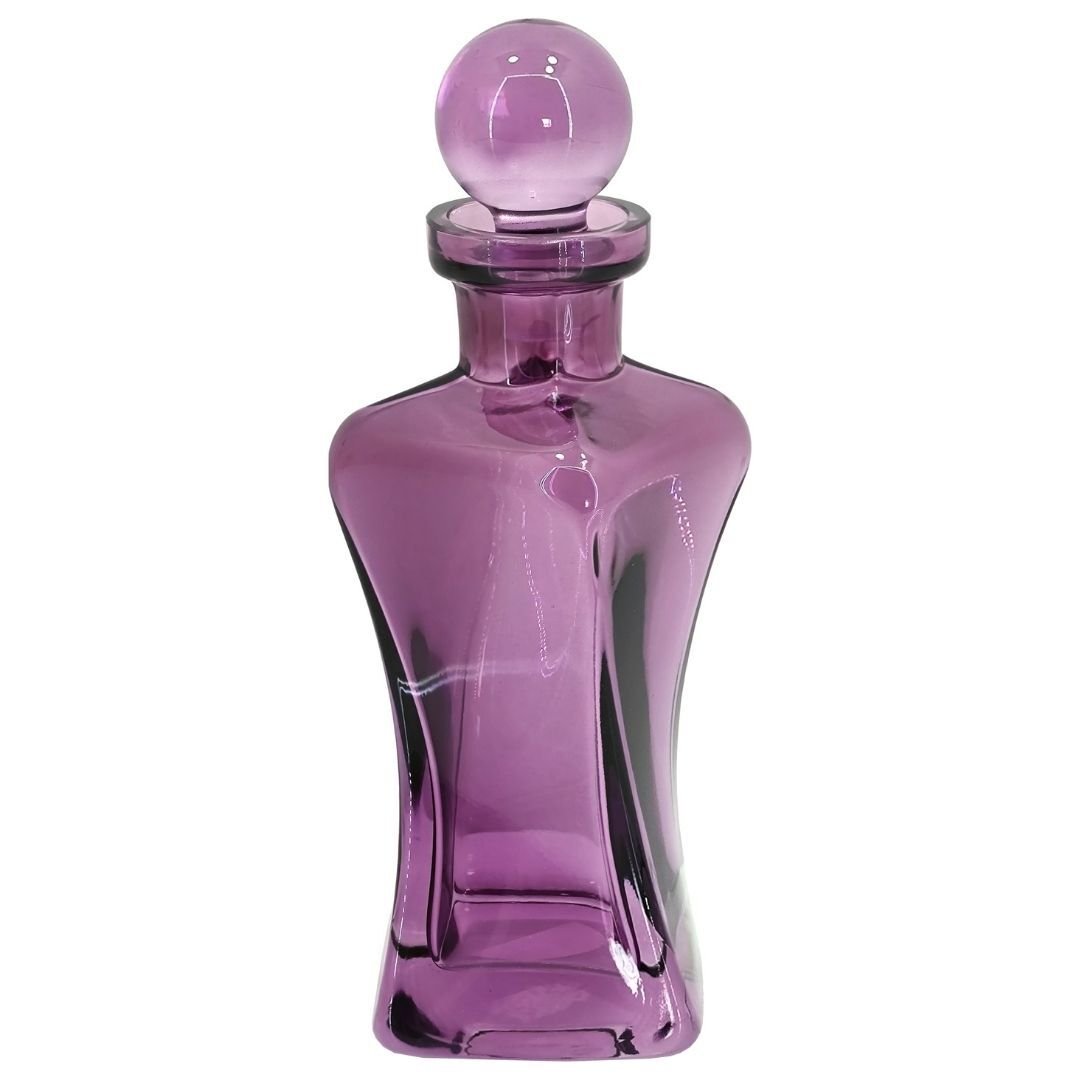 Cam Şişe Mor 14x28cm