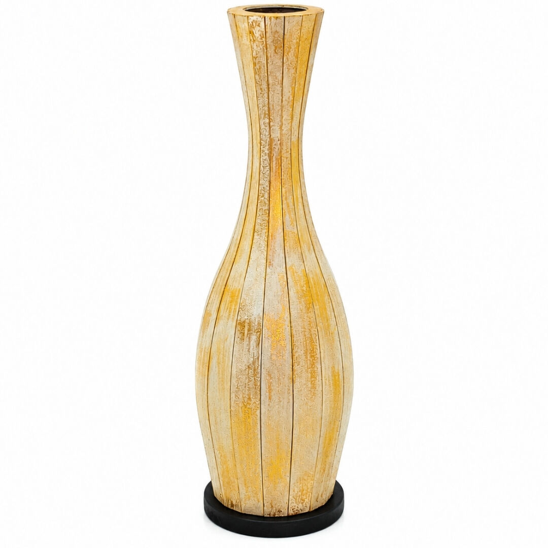 Çizgili Vazo 19x57cm