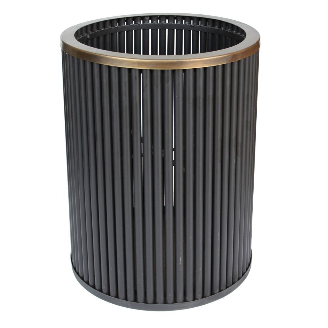 Metal Boru Saksı Eskitme 45x61cm