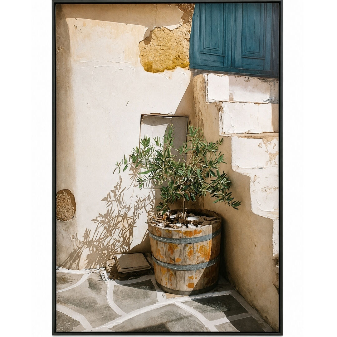 Saksılı Bitki Tuval Tablo 80x120cm