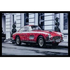 Epoksi Klasik Araba Tablo 75x115cm