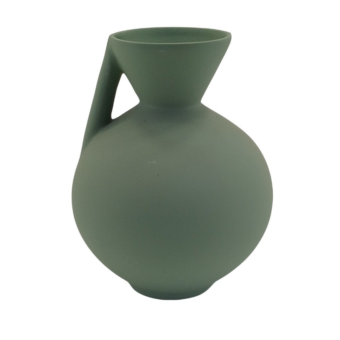 Testi Vazo 15x20cm Yeşil