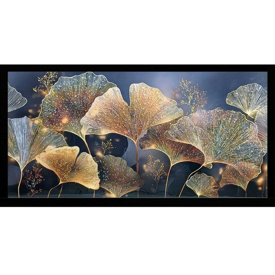 Epoksi Ginkgo Yaprak Tablo 75x145cm