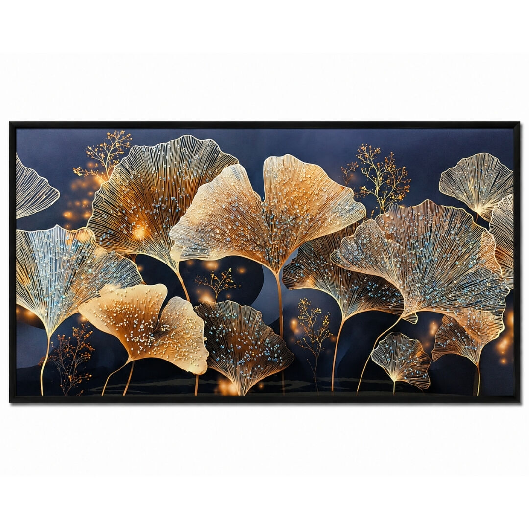 Epoksi Ginkgo Yaprak Tablo 75x145cm