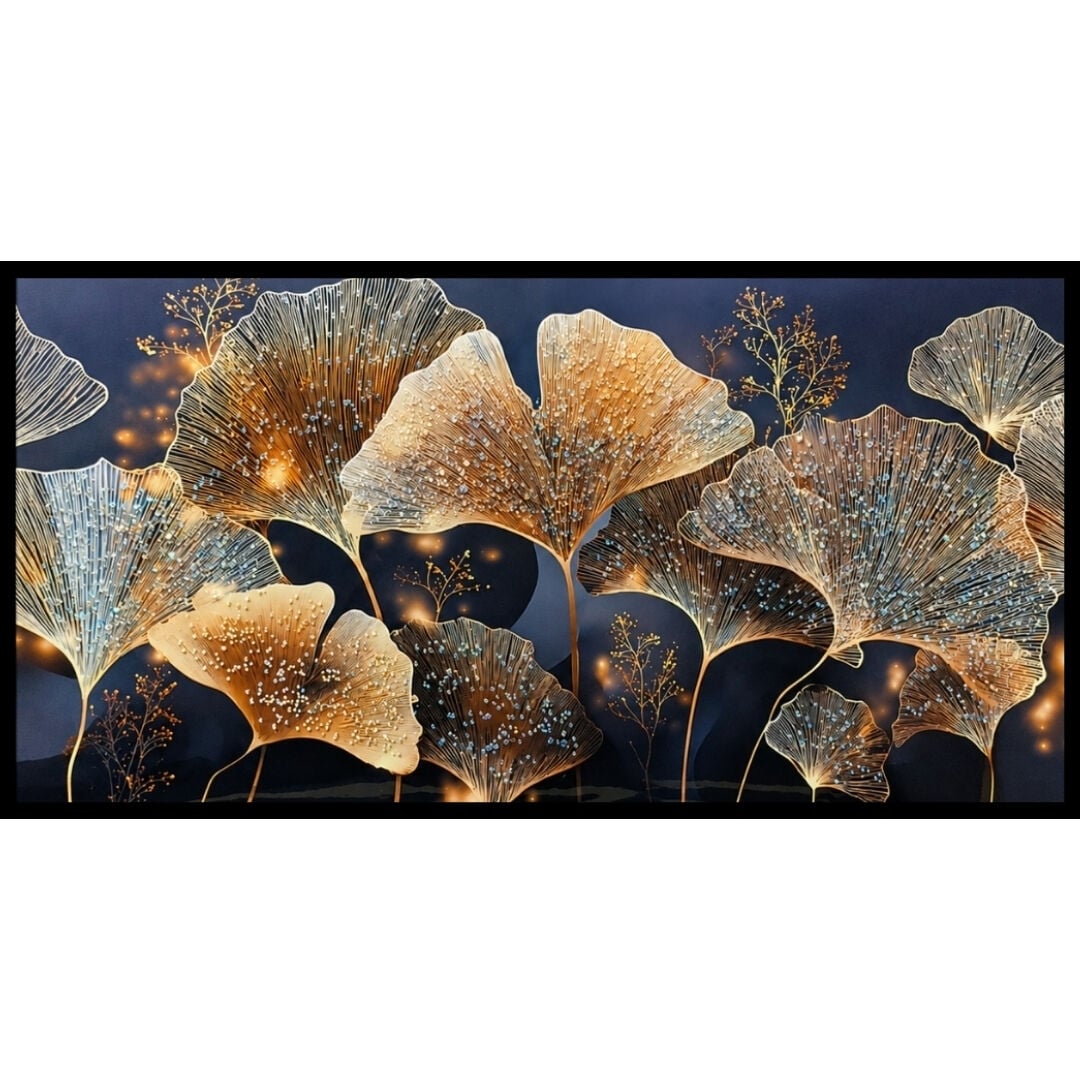 Epoksi Ginkgo Yaprak Tablo 75x145cm