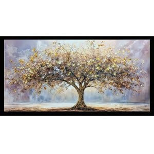 Epoksi Hayat Ağacı Tablo 75x145cm