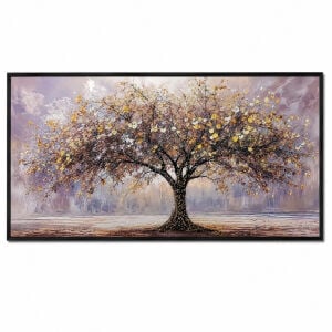 Epoksi Hayat Ağacı Tablo 75x145cm
