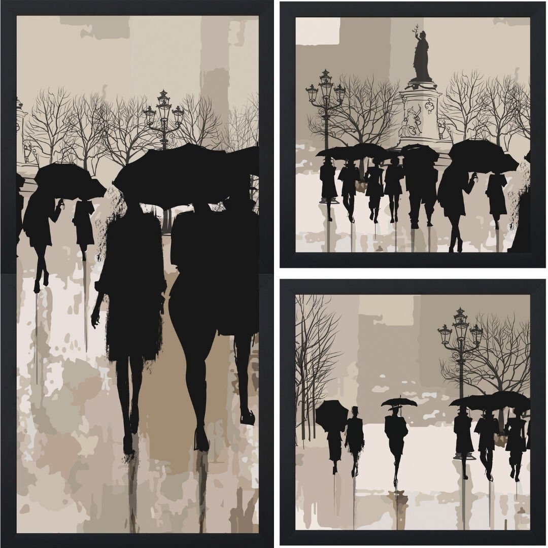 UV 3lü Set Tablo 98x103cm