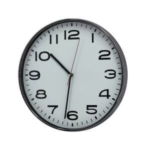 İnoks Saat Antrasit 33cm