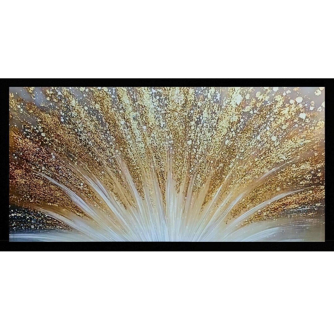 Epoksi Soyut Tablo 75x145