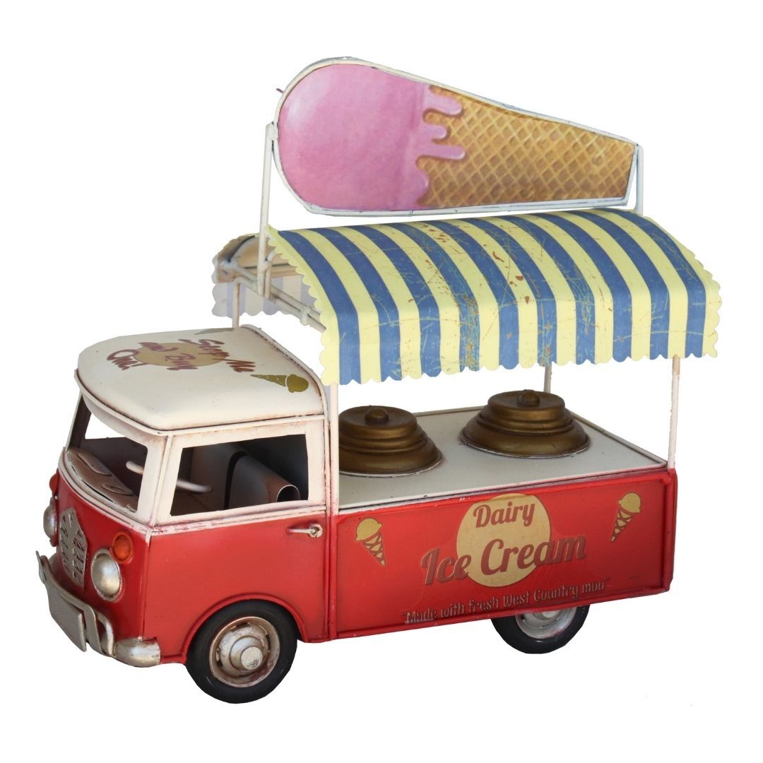 Metal Dondurma Arabası 23x24cm