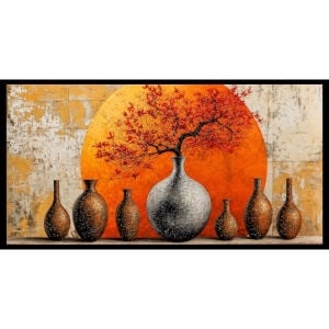 Epoksi Vazolar Tablo 75x145cm