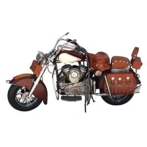 Retro Metal Motosiklet 22x40cm