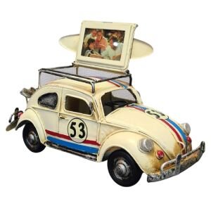 Retro Metal Vosvos Krem 13x26cm