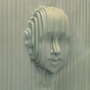 Büst Yeşil Tablo 95x125cm