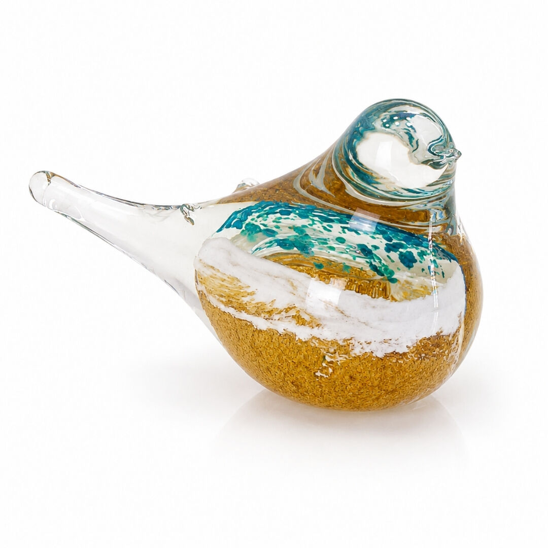 Cam Kuş Obje 9x15cm