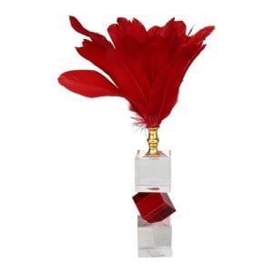 Kristal Kartal Tüyü Kırmızı 22x35cm