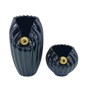 2li Set Seramik Vazo 14x26cm