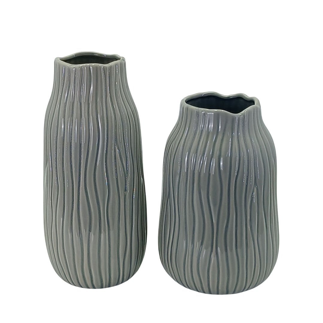 2li Set Seramik Vazo 13x30cm