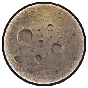 Ledli Kabartma Ay 90cm