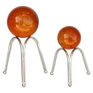 2li Set Ayaklı Küre Turuncu 11x19cm