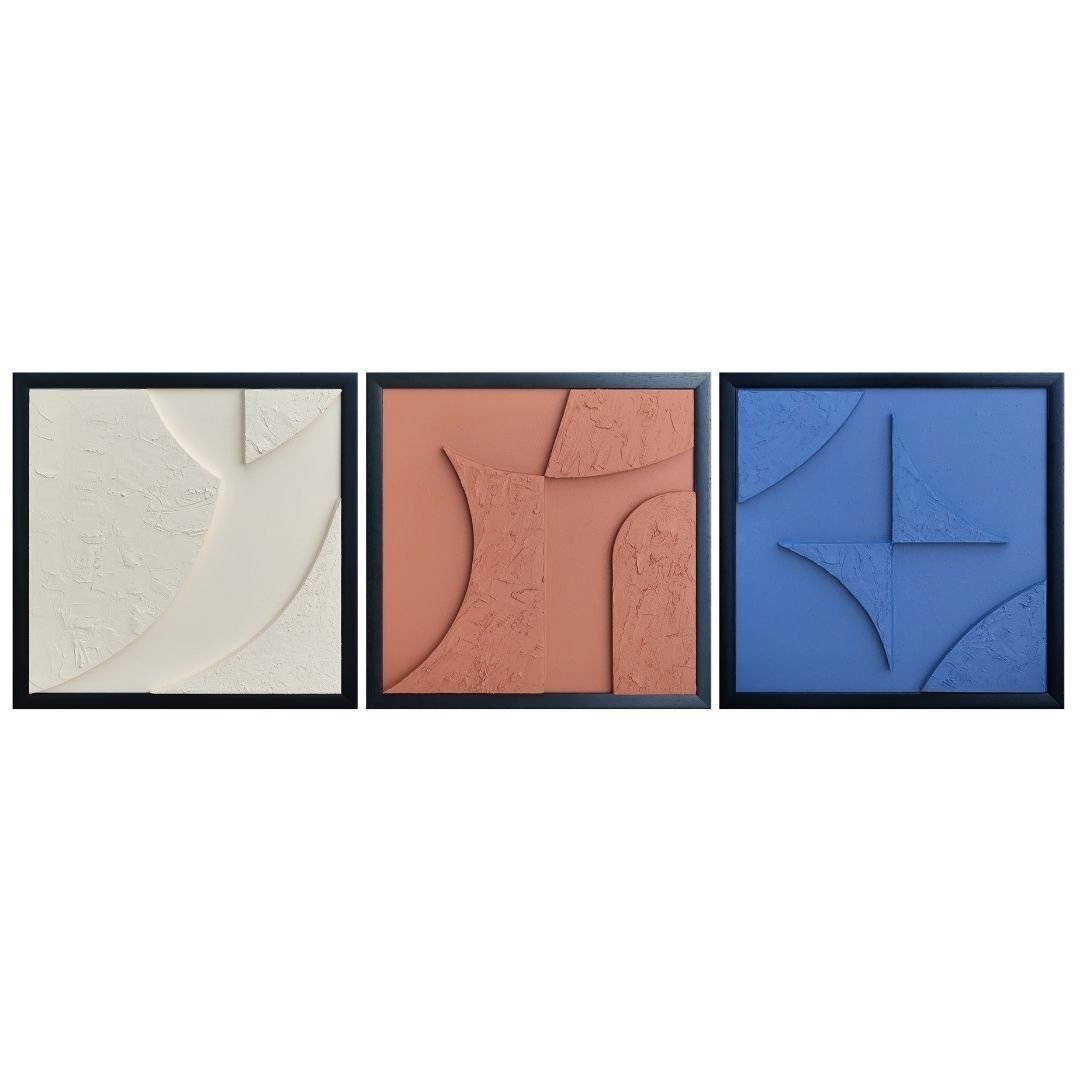 3lü Set Bohemian Tablo 60x180cm