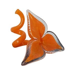 Cam Çiçek Obje 16x13cm