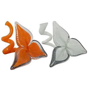 Cam Çiçek Obje 16x13cm