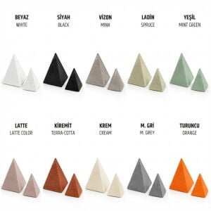 2li Set Piramit 11x14cm