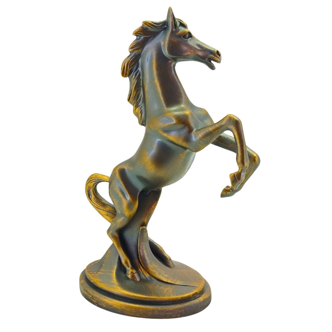 Şahlanan At  Eskitme 22x31cm