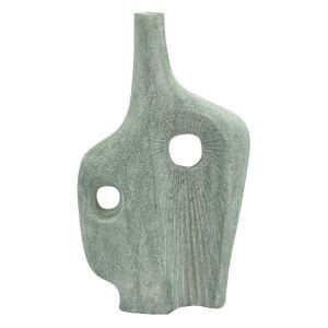 Uzun Gövdeli Vazo 34x59cm Yeşil