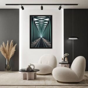 UV Tren Yolu Tablo 75x105cm