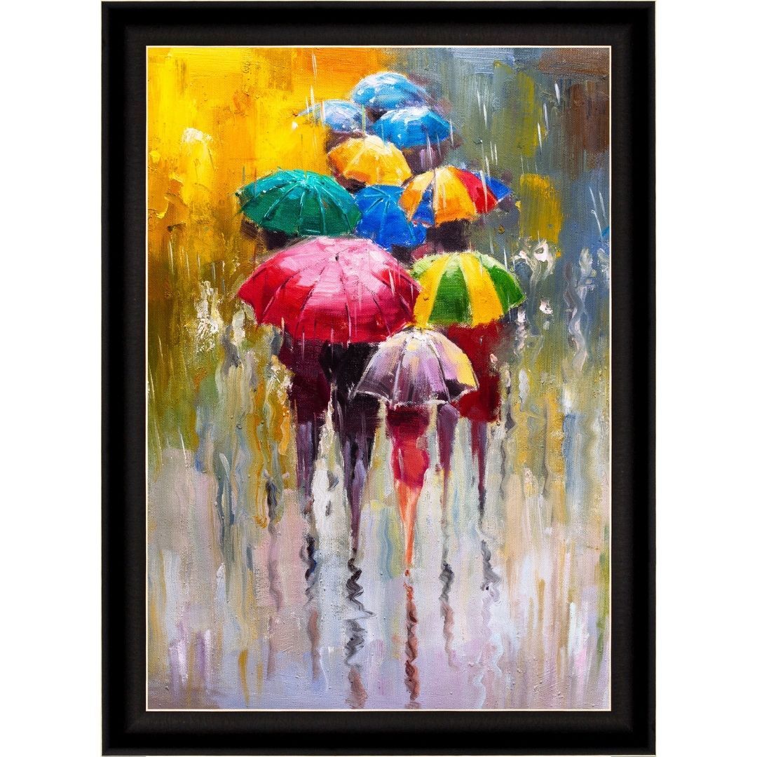 UV Renkli Şemsiyeler Tablo 75x105cm