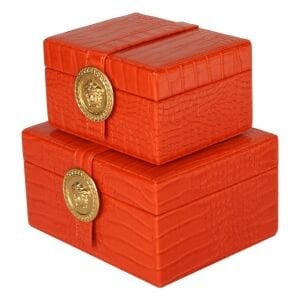 2li Obje Kutu Turuncu 16x20cm