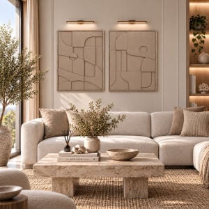 2li Set Bohem Tuval Tablo 90x120cm