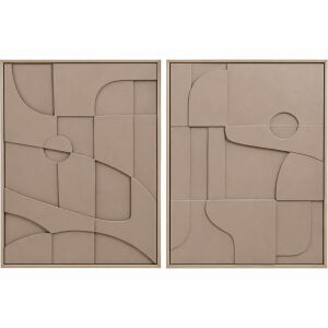 2li Set Bohem Tuval Tablo 90x120cm