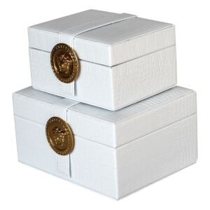 2li Obje Kutu Beyaz 16x20cm