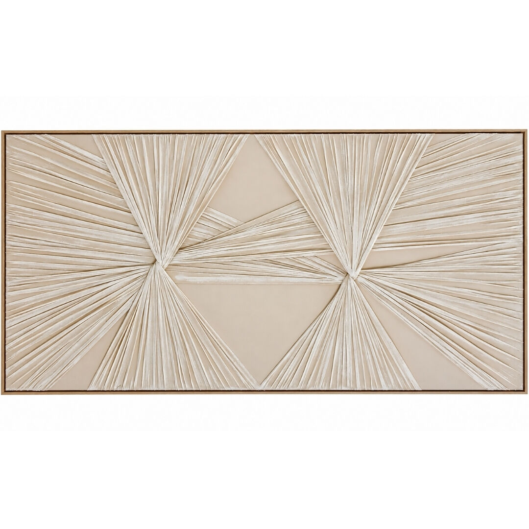 Kumaş Kuşaklı Tuval Tablo 80x160cm