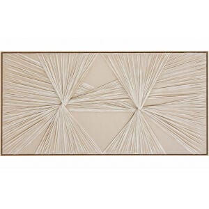 Kumaş Kuşaklı Tuval Tablo 80x160cm
