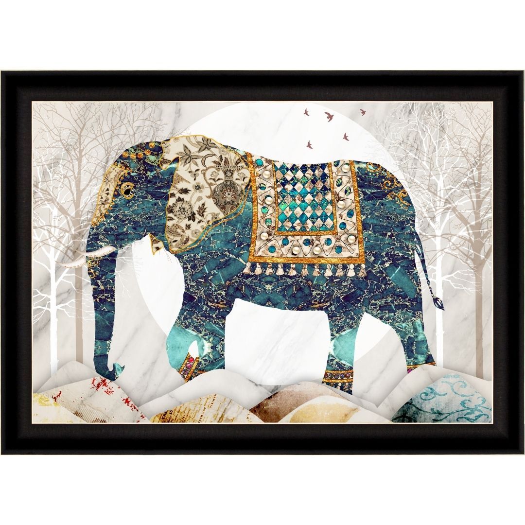 UV Renkli Hint Fil Tablo 75x105cm