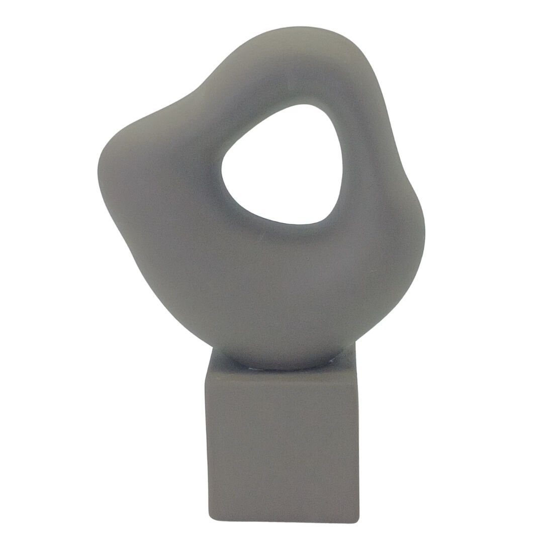 Soyut Seramik Obje 20x30cm Vizon