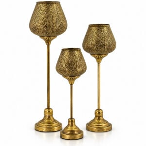 3lü Set Padova Mumluk 20x74cm
