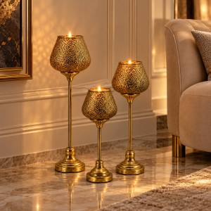3lü Set Padova Mumluk 20x74cm