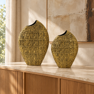 2li Set Padova Metal Vazo 33x48cm