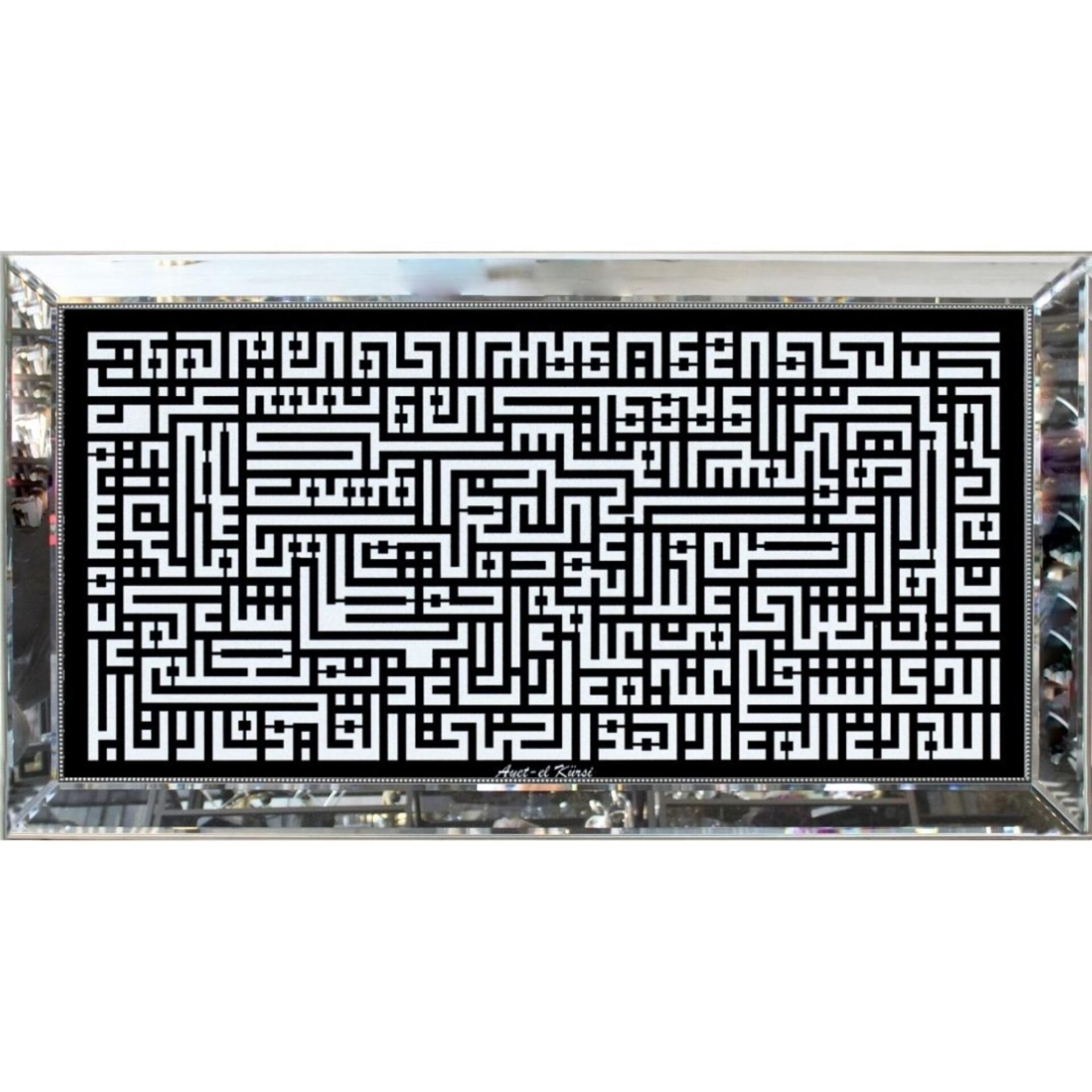 A.Kürsi Küfi Gümüş Tablo 74x134cm