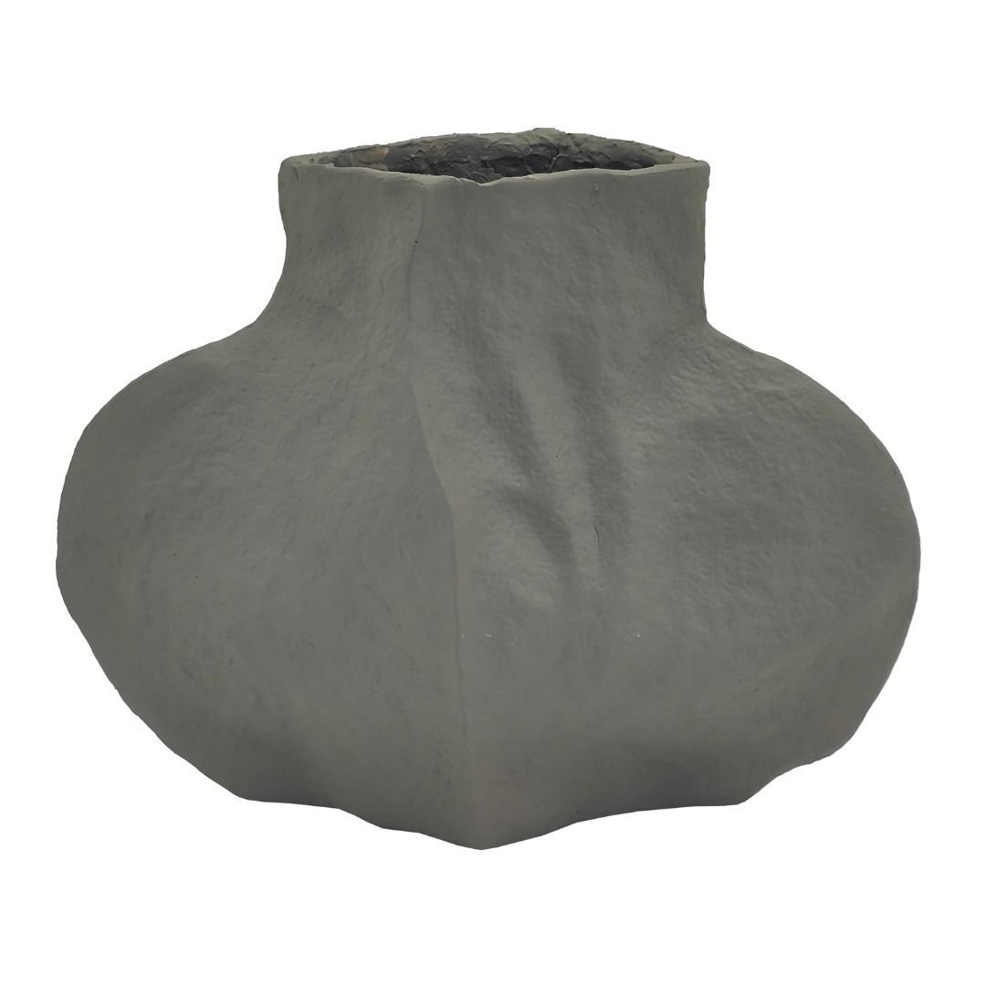 Granit Vazo Kısa 28x35cm Vizon