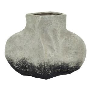 Granit Vazo Kısa 28x35cm Krem