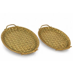 2li Set Padova Metal Tepsi 39x57cm