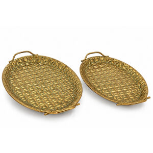 2li Set Padova Metal Tepsi 39x57cm