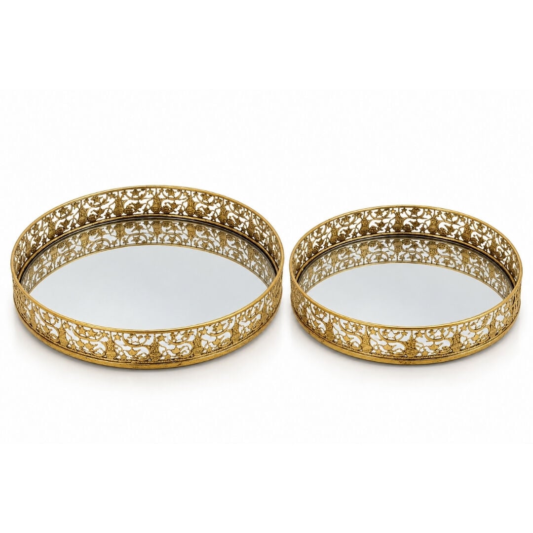 2li Set Padova Metal Tepsi 38cm Ø
